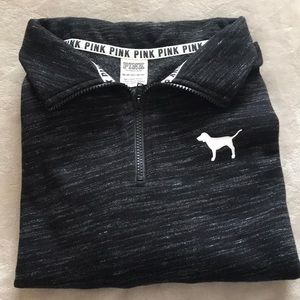 Black Victoria Secret Pink Crewneck